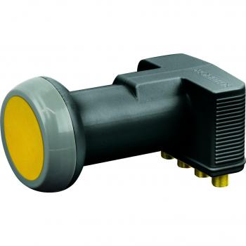 Schwaiger SPS6844A511 LNB Quad con 4 Salidas, 40 mm, Color Gris