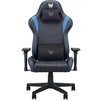 Silla Gaming Acer Predator Rift Negra y Azul con Asiento Acolchado