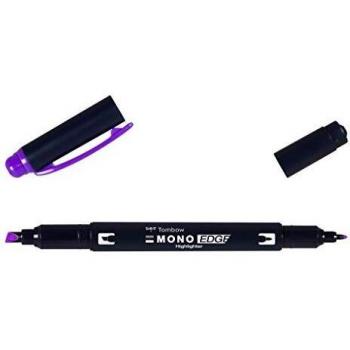 Rotulador Fluorescente MONO Edge Doble Punta Tombow Morado
