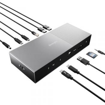 Estación de Acoplamiento Kensington SD5000T5 EQ Thunderbolt 5 Triple 4K con Alimentación 140W y Conectividad Ethernet