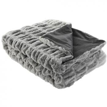 Manta Home ESPRIT Gris 130 x 170 x 2 cm