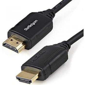 StarTech.com StarTech.com Premium Certified High Speed HDMI 2.0 Cable with Ethernet - 1.5ft 0.5m - HDR 4K 60Hz - 20 inch Short HDMI Male to Male Cord
