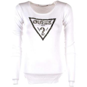 GUESS Jersey W84R81 Z2760 TWHT XS Blanco