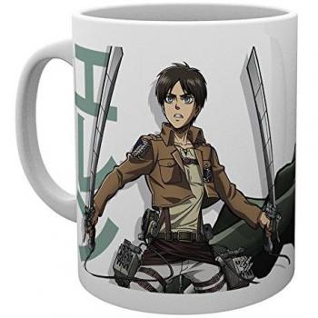 Taza Attack on Titan Eren Duo de Cerámica 320 ml