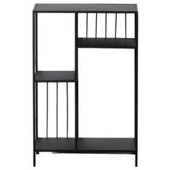 Estantería de Hierro Negro 50x30x75 cm - Originalidad Garantizada
