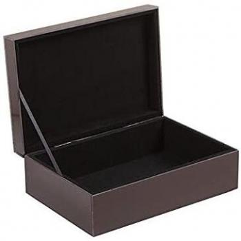 Joyero Decorativo LMM en Latón y Madera de Pino (26 x 18 x 9 cm)
