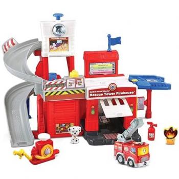 Parque de Bomberos Tut Tut Bólidos - VTech, Circuito de Coches Interactivo, Incluye Camión de Bomberos, Juguete para niños a partir de 1 año