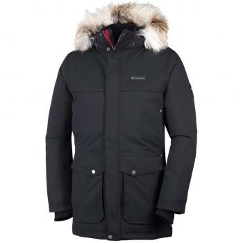 Columbia Chaqueta impermeable para hombre, Sundial Peak Jacket, Nailon, Negro, Talla XL, 1683432