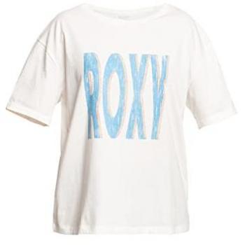 Roxy Camiseta De Manga Corta Sand Under The Sky para Mujer - Color Blanco y Azul - Talla L