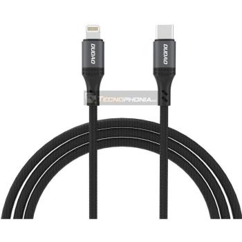Cable Trenzado Dudao L3CL USB-C a Lightning 30W 1.2m - Negro