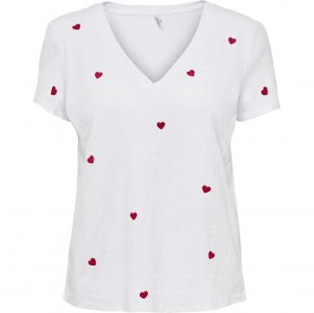 Only Ketty Life Women's V-Neck T-Shirt
