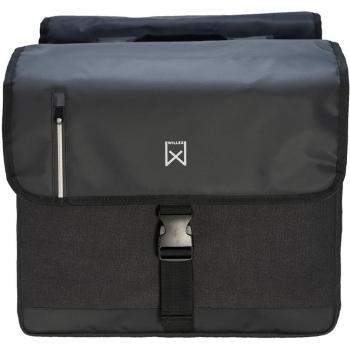 Willex Bolso Doble de Ejecutivo 30L Negro - Alforje doble, capacidad de 30 litros, color negro