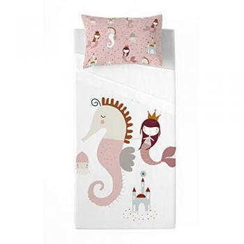 Sábana Encimera 100% Algodón Seahorse 180 x 270 cm para Cama de 105 cm
