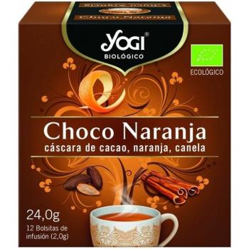 Infusión de Chocolate y Naranja Ecológica Yogi Tea 12 bolsitas