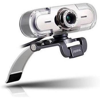 papalook Webcam 1080P para PC con Microfono, PA452 USB Cámara Web Enfoque Manual para Streaming en Vivo, CAM Compatible con Zoom/Skype/Teams, Mac/Portátil/Computadora/Ordenador - Negro