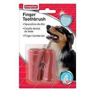 Beaphar BEA10448 Finger Toothbrush - Pack of 2, Black