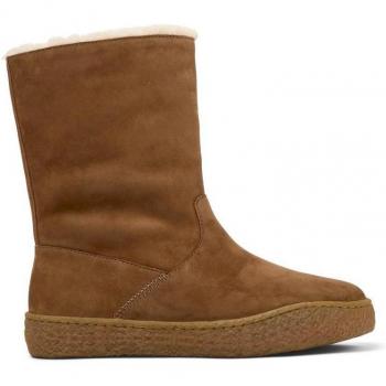 Camper Peu Terreno Women's Brown Suede Boots with Zipper