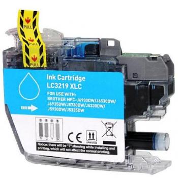 Cartucho de tinta compatible Brother LC3219XL Cyan - Reemplaza LC3219XLC