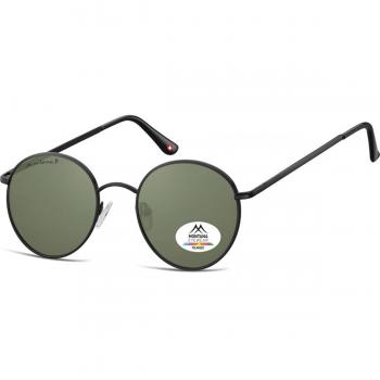 Montana Eyewear MP85 Men's Sunglasses Black Size 50 with G15 Green Polarized Lenses