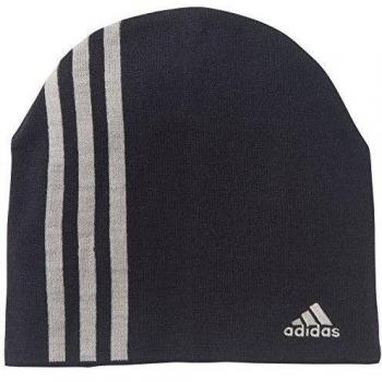 adidas ESS 3S Beanie - Gorro unisex, color gris / plata, talla OSFM