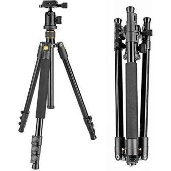 Neewer® Portátil de 62 Pulgadas / 158 cm Aleación de Aluminio del Trípode de Cámara con la Cabeza de la Bola de 360 Grados. 1/4 placa de Liberación Rápida. y Burbuja de nivel. Capacidad de Carga 8 kg / 17.6lbs
