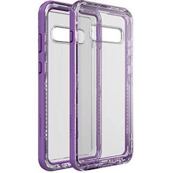 LifeProof Next Funda Anti Caídas y Anti Polvo, para Samsung Galaxy S10+ Lila, Trasera Transparente