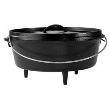 Lodge 5.7L Cast Iron Dutch Oven with Lid