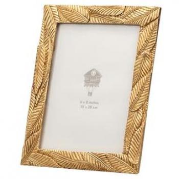 Portafotos de Resina Dorado 15x20 cm - Ideal para Exhibir Fotografías Favoritas