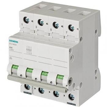 Interruptor Seccionador Off Siemens 63A 4 Polos 440VCA 5TL14630
