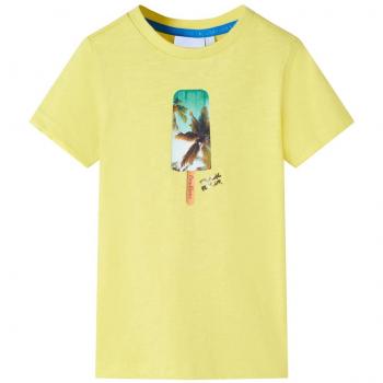 Camiseta infantil amarilla 116
