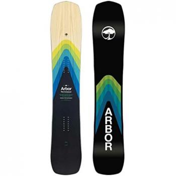 Arbor Crosscut Camber 2024 Snowboard estampado, tabla de snowboard, tamaño 162