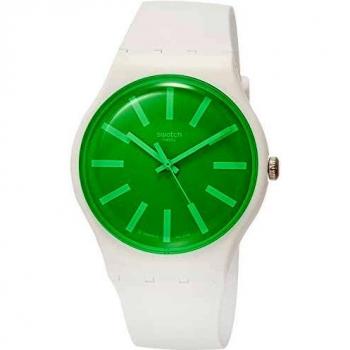 Swatch Mens Analogue Quartz Watch with Silicone Strap SUOW166
