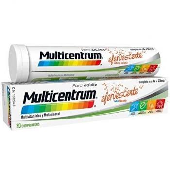Multicentrum Effervescent Multivitamin and Multimineral Supplement for Adults, Orange Flavor, 20 Tablets