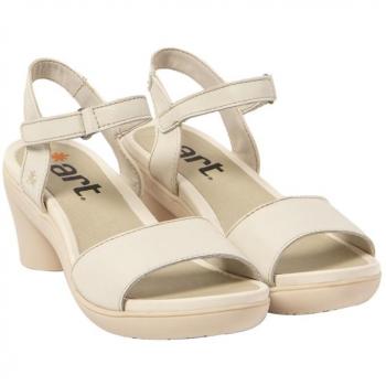 Sandalias de mujer Art 1475 beige -Altura tacón 7cm-