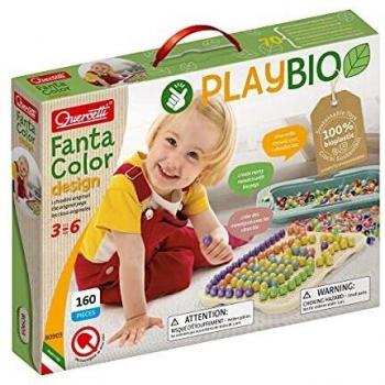 Quercetti- Fantacolor Design Play Bio, Multicolor