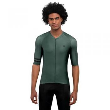 Maillot de Ciclismo de Manga Corta para Hombre Siroko M2 Dirty Road Verde Militar L