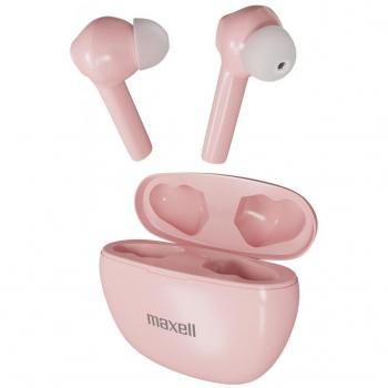 Auriculares inalámbricos Maxell Dynamic+ con estuche de carga Bluetooth Rosa