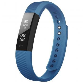 AIMIUVEI Pulsera Actividad Pulsera Inteligente Impermeable Reloj Inteligente Mujer y Hombre,Podómetro,Cronómetros,Despertador,Cámara Control,Compatible con iOS y Android
