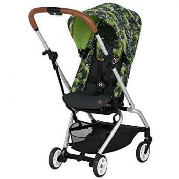 Cybex Eezy S Twist 519000523 Silla de Paseo con Asiento Giratorio 360°, Ultracompacta, Verde