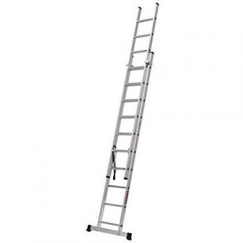 Escalera Industrial Combinada 2 Tramos 2x12 Peldaños 3.46/5.59m - Profer Top - Pt1534