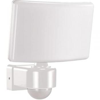 Aplique exterior IP65 MONROE con sensor 1x30W LED 2200lm 6000K dimensiones L.19,91xAn.22,25xAl.18,845cm color Blanco material Plástico