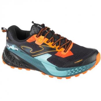 Zapatillas Joma Kubor Running Hombre Negro Mate Naranja - Talla 45 EU