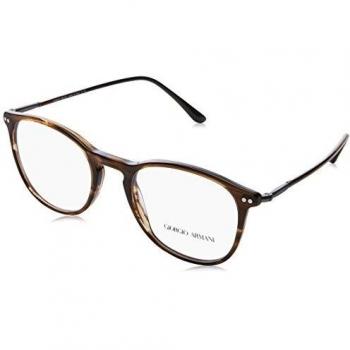 Armani Giorgio 0AR7125, Monturas de Gafas para Hombre, Striped Brown, 50