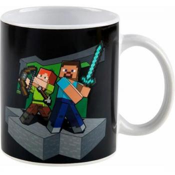 Taza Minecraft Cambia De Color 325ml