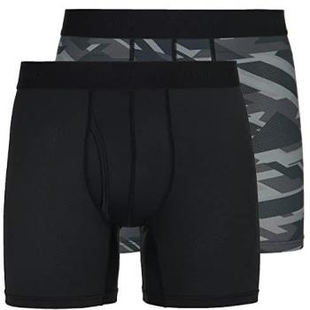 Kilpi Nett Men's Functional Boxers 2-Pack Black & Dark Grey