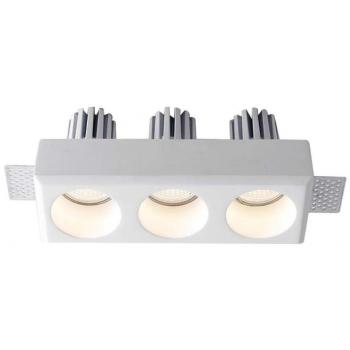 Aplique de Escayola Redondo Blanco 3xGU10 VT-11014 V-Tac