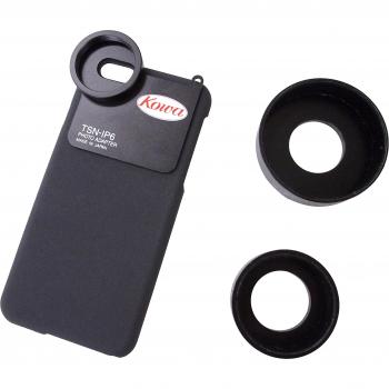 Kowa 104121 - Adaptador digiscoping para Apple iPhone 6/6S, Color Negro
