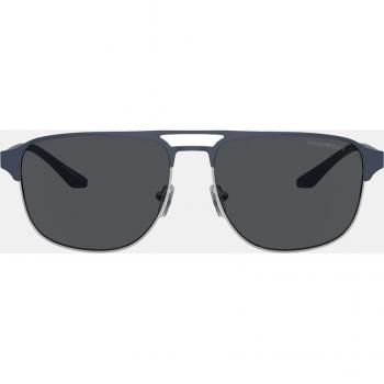 Emporio Armani EA2144 336887 Men's Blue Pilot Sunglasses Size 60