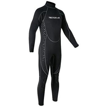 Traje de Neopreno Tecnomar Kronos 5 mm Negro (XL) para Freediving y Buceo