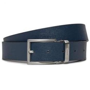 Cinturón Vezzola 4G Logo para Hombre en Color Gris, Talla L, Material Sintético